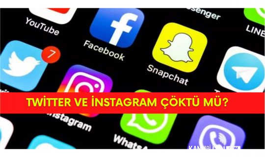 İnstagram Ve Twitter'a Erişim Sorunu Yaşanıyor! Çöktü Mü?