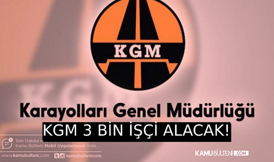 KARAYOLLARI GENEL MÜDÜRLÜĞÜ 3 BİN PERSONEL ALIMI YAPACAK!