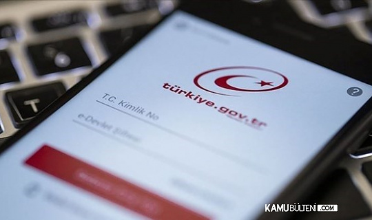 e-Devlet'te yeni hizmet