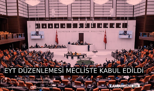 EMEKLİLİKTE YAŞA TAKILANLARA YÖNELİK KANUN MECLİS´TE KABUL EDİLDİ