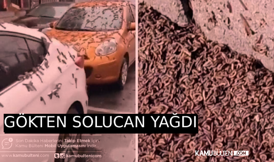 GÖKTEN SOLUCAN YAĞDI