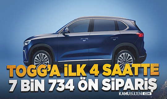 TOGG'a rekor sipariş geldi