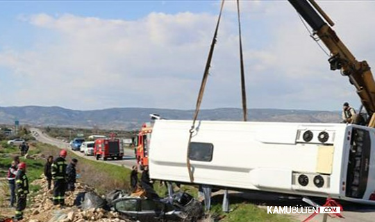 Tur kafilesini taşıyan otobüs, otomobil ile çarpıştı! 2 ölü çok sayıda yaralı var