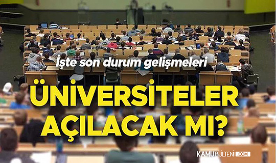 Üniversitelerde uzaktan eğitim kararı gözden geçirilecek mi?