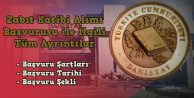 Danıştay en az lise mezunu zabıt katibi alımı başvuru şartları