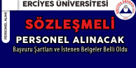 Erciyes Üniversitesi Mülakat Şartsız Personel Alımı Yapacak