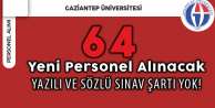 Gaziantep Üniversitesi Sözleşmeli Sağlık Personeli Alıyor