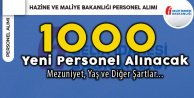 Hazine ve Maliye Bakanlığı GİB'e 1000 Yeni Personel Alınacak!