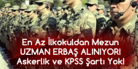 Jandarma Genel Komutanlığı'na En Az İlkokuldan Mezun Uzman Erbaş Alınacak