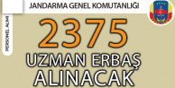 Jandarmaya 2 Bin 375 Uzman Erbaş Alınacak (En Az İlkokul Mezunu, Askerlik Şartsız)