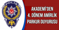 Polis Akademisi 4. Dönem Amirlik Parkur Duyurusu Geldi