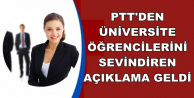 PTT'den Üniversite Öğrencilerine Müjde