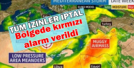 Tüm İzinler İptal Edildi-Kırmızı Alarm Verildi-İşte Kasırga Saati