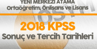 2018 KPSS Sonuçları Perşembe Günü Açıklanacak ! İşte Lise, Önlisans ve Lisans KPSS Tercih ve Atama  Tarihleri