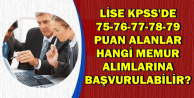 75-79 Arası KPSS ile Memur Alımı Yapan Kurumlar (Hangi Alımlar Olur?)