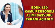 BDDK 150 Kamu Personel Alımı Başvuru Ekranı Açıldı