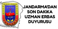 Jandarma'dan Son Dakika Uzman Erbaş Atama Duyurusu