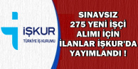 MEB ve Adalet Bakanlığı İŞKUR'dan Sınavsız 275 İşçi Alımı Yapıyor