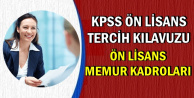 KPSS Ön Lisans Tercih Kılavuzu-Ön Lisans Memur Kadroları