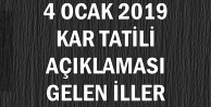 4 Ocak 2019 Okullar Tatil mi? (İstanbul, Ankara, Çanakkale, Malatya, Erzurum, KırklareliTatil mi?)