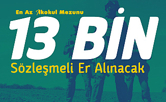 13 Bin Sözleşmeli Er Alımı için Rekor Başvuru Bekleniyor