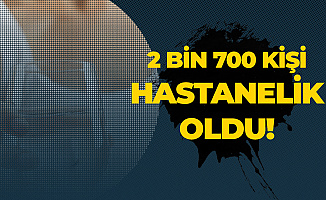 Burdur Bucak'ta 2 Bin 761 Kişi Hastaneye Kaldırıldı!