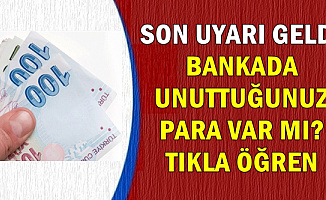 Son Uyarı Geldi: Bankada Unuttuğunuz Para Var mı?  İşte Sorgulama Sayfası