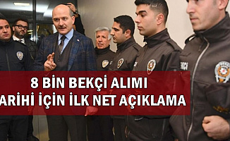 Süleyman Soylu 8000 Bekçi Alımı Tarihini Verdi-İşte Başvuru Şartları