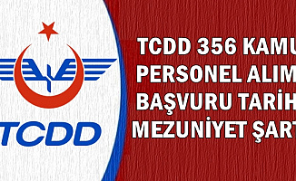 TCDD 356 Kamu Personel Alımı Başvuru Tarihi ve Mezuniyet Şartı
