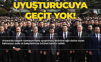 Uyuşturucu Terörüne Ağır Darbe Vuran Kahraman Polislerimize Ödül