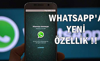 WhatsApp'a Yeni Bir Özellik Daha