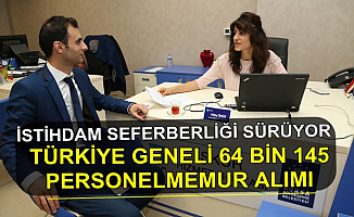 64 Bin 145 Personel-İşçi-Memur Alımı İlanı İŞKUR'da Yayımlandı