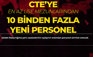 Adalet Bakanlığı CTE'ye 10 Binden Fazla Yeni Kamu Personel Alımı Yapılacak (İKM Alımı, Şoför, Katip)