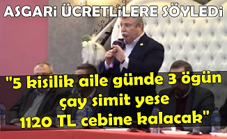 AK Partili İsimden Asgari Ücret Hesabı: Günde 3 Öğün Çay Simit Yerseniz..