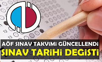 Anadolu Üniversitesi AÖF Sınav Takvimi Güncellendi: Sınav Tarihi Değişti