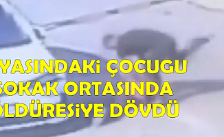 Arabasına Erik Çekirdeği Atan 11 Yaşındaki Çocuğu Öldüresiye Dövdü