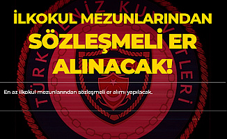 En Az İlkokul Mezunu Sözleşmeli Er Alımı Başvuruları e-Devlet Üzerinden Yapılacak