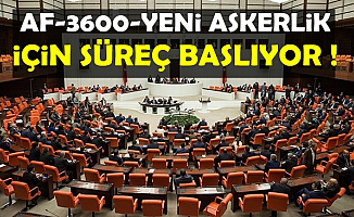 TBMM Toplandı: Af-3600 Ek Gösterge ve Yeni Askerlik Sistemi İçin Süreç Başladı