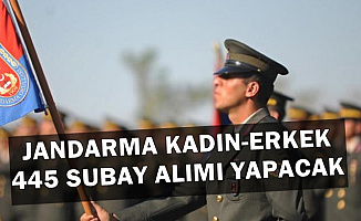 Jandarma Kadın-Erkek 445 Subay Alımı İlanı Yayımladı