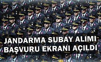 Jandarma Subay Alımı Başvuru Ekranı Açıldı (2019 JÖH Alımı)