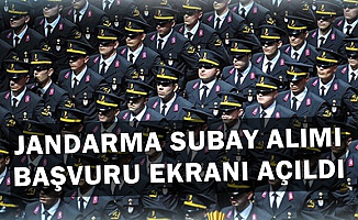 Jandarma Subay Alımı Başvuru Ekranı Açıldı (2019 JÖH Alımı)