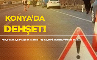 Konya'da Otomobil Pikaba Çarptı! 1 Ölü, 5 Yaralı