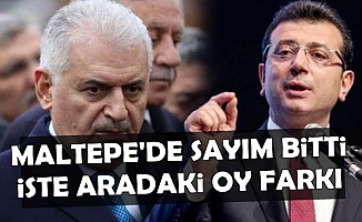 Maltepe'de Sayım Bitti: İşte İmamoğlu ile Yıldırım Arasındaki Oy Farkı