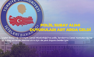 Polis Alımı, Subay Alımı Duyuruları Art Arda Geldi! Memur Alımı Duyurusu da Bekleniyor