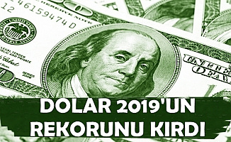 Son Dakika: Dolar Kuru 2019 Rekorunu Kırdı (Dolar/TL)