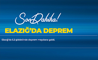 Son Dakika! Elazığ , Malatya, Şanlıurfa, Kahramanmaraş ve Adıyaman'ı Sallayan Deprem! Depremin Şiddeti 5.2