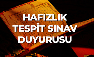 Dib Hafizlik Tespit Sinavi Basvuru Duyurusu