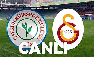 Çaykur Rizespor Galatasaray 2-3 Maç Özeti ve Güncel Lig Puan Durumu