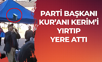 Finlandiya'daki Çirkin Hareket , Tüm Dünyada Tepki Çekti! Kur'anı Kerim'i Yırtıp Yere Attı