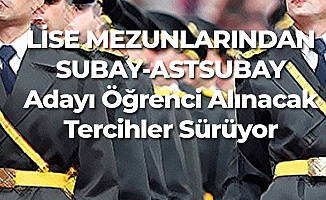 Lise Mezunu Gençlerin Astsubay ve Subaylık Hayali için Geri Sayım Sürüyor